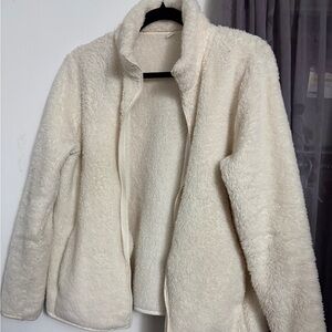 Uniqlo Off-White Teddy Jacket